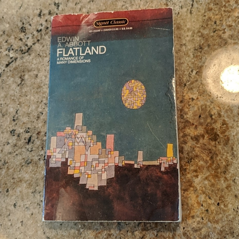 2 for $8 or $5 Each Edwin A. Abbott Flatland